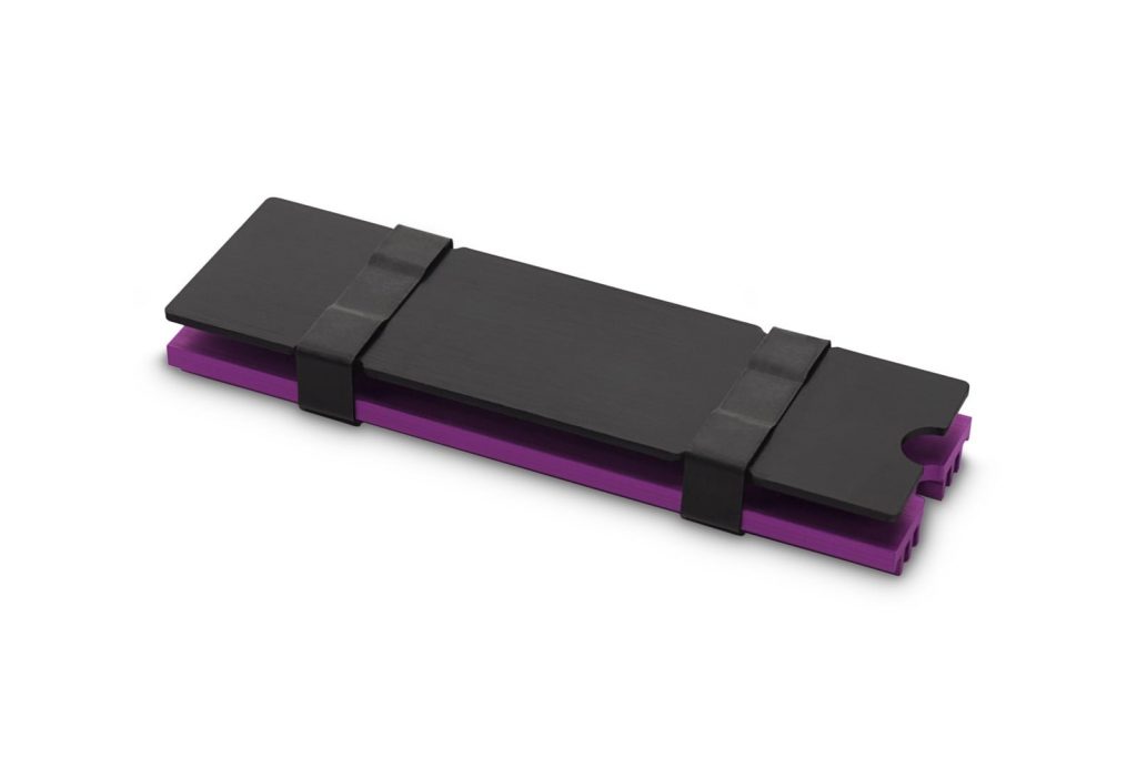 EK-M.2 NVMe Heatsink - Purple - Image 2