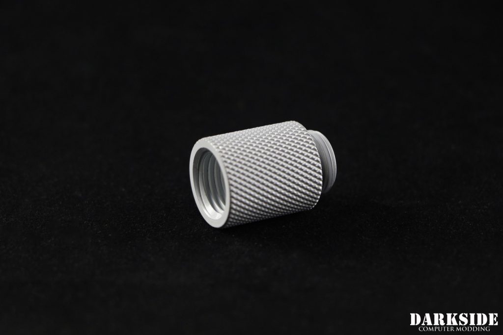 20mm Spacer Adapter - Male-Female G1/4 - White