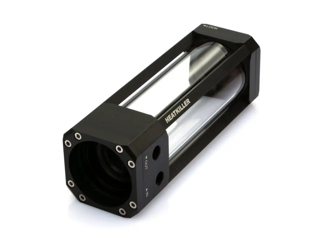 HEATKILLER® Tube 100 D5 (Glass Reservoir with D5 Pump Mount HEATKILLER® Tube 100 D5 (Glass Reservoir with D5 Pump Mount