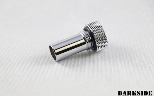 Reservoir Flow Diversion Fitting with spacer - Short - Chrome
