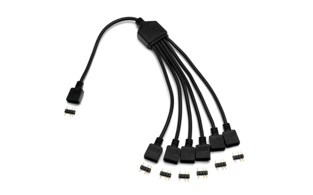 EK-D-RGB 6-Way Splitter Cable