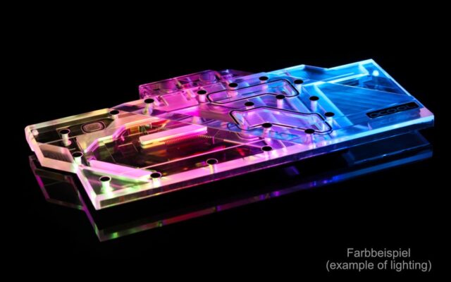 Alphacool Eisblock Aurora Plexi GPX-A AMD Radeon RX 5700 XT Asrock Taichi X8 8G OC