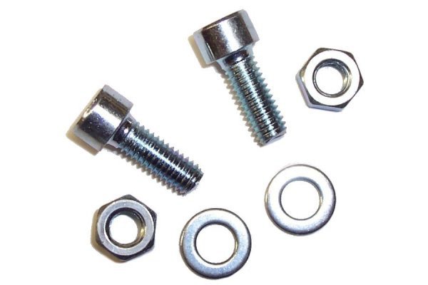 Alphacool mounting screws M6x16mm with nut and washer (2 pcs)