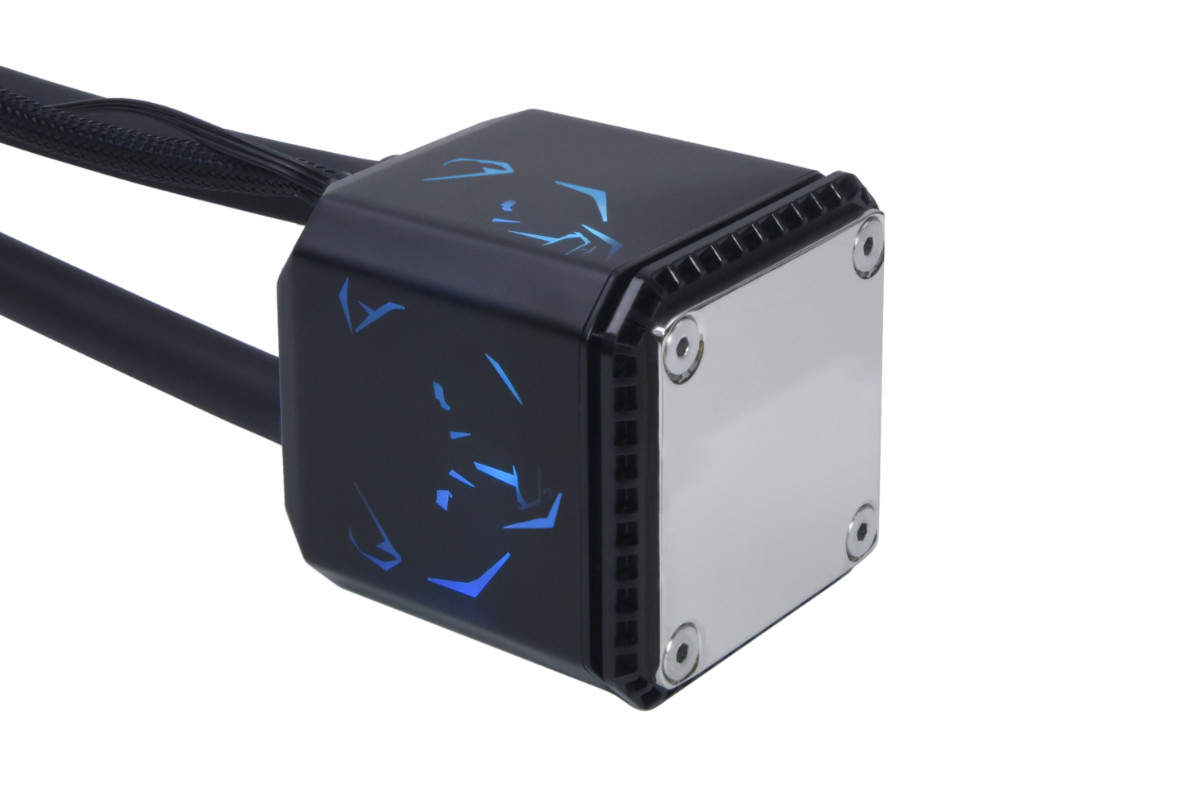 nero Alphacool Eisbär Pro Aurora 360 CPU 360 mm raffreddamento ad acqua