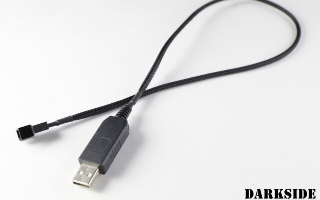 USB Mini-transformer to 12v Fan Adapter Cable