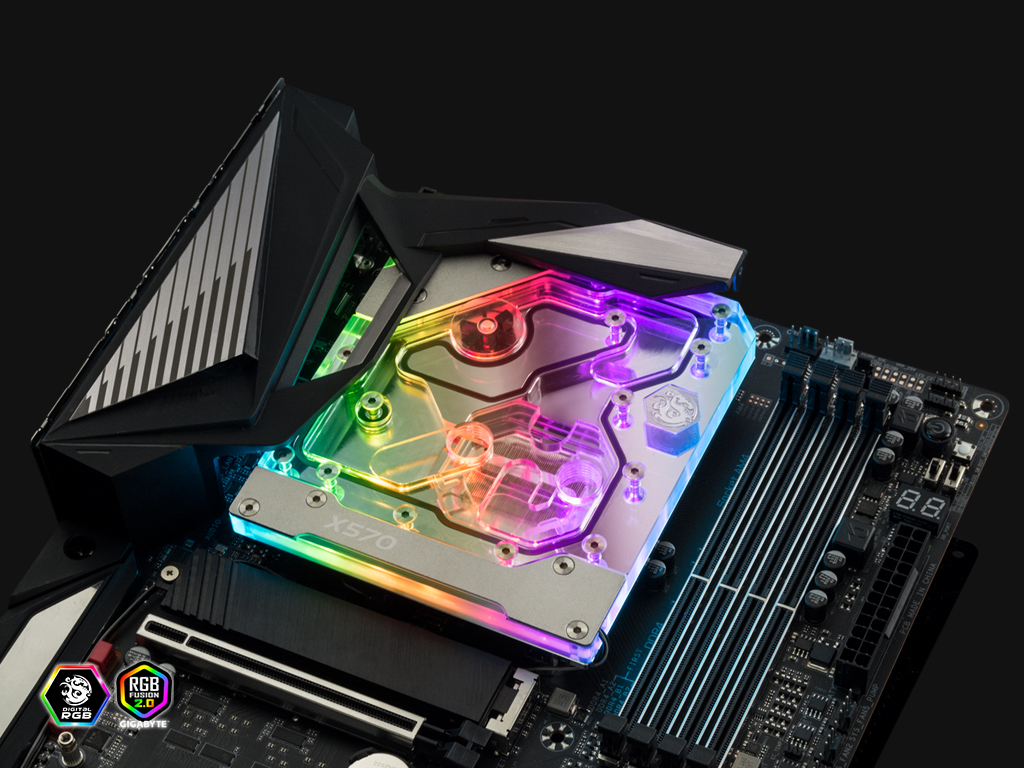 Bitspower Premium Mono Block for GIGABYTE X570 Aorus Ultra ...