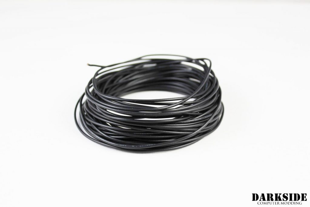 16AWG FT1 Wire - Black (PSU)