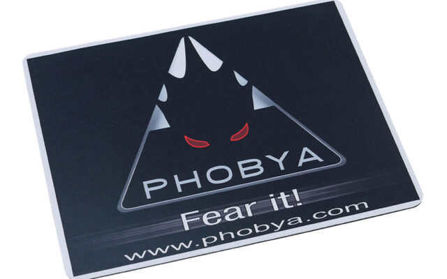 Phobya Mousepad Black - 20x25cm