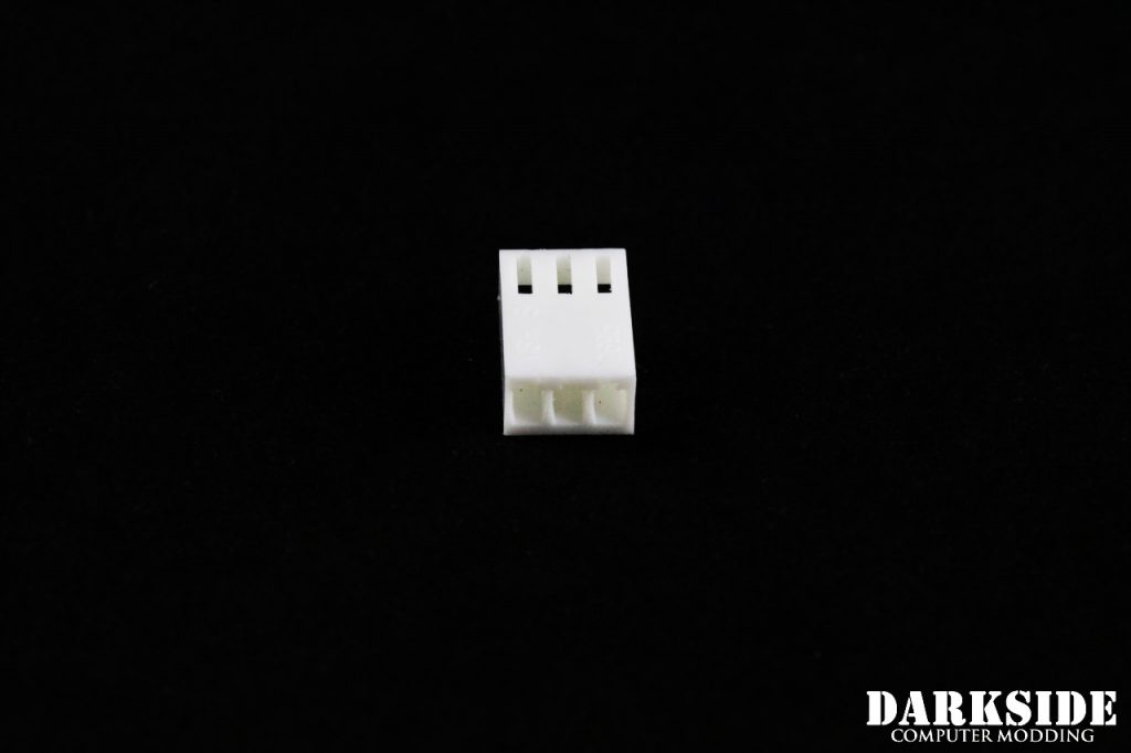 3-Pin Female Fan Connector - White - Image 3