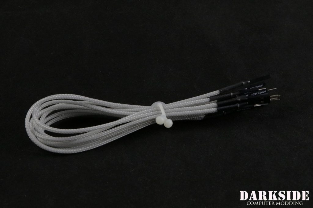 DARKSIDE Front Panel I/O connection kit - Titanium Gray