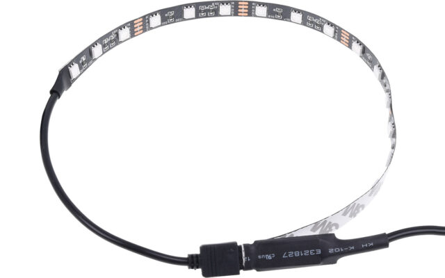 Alphacool Aurora LED flexible light 30cm incl. Controller - RGB