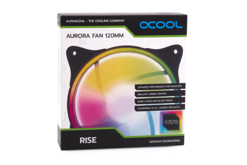 Alphacool Rise Aurora 120mm RGB Fan White - Image 5