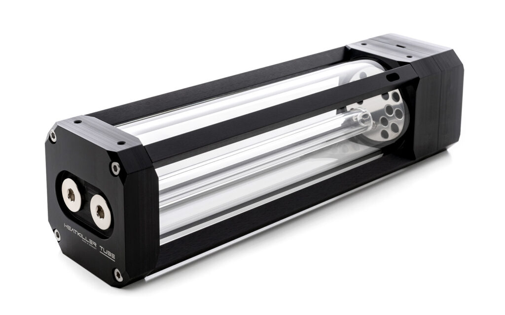 HEATKILLER Tube 200 DDC – Multi-Port Glass Reservoir with DDC Pump Mount - Image 2