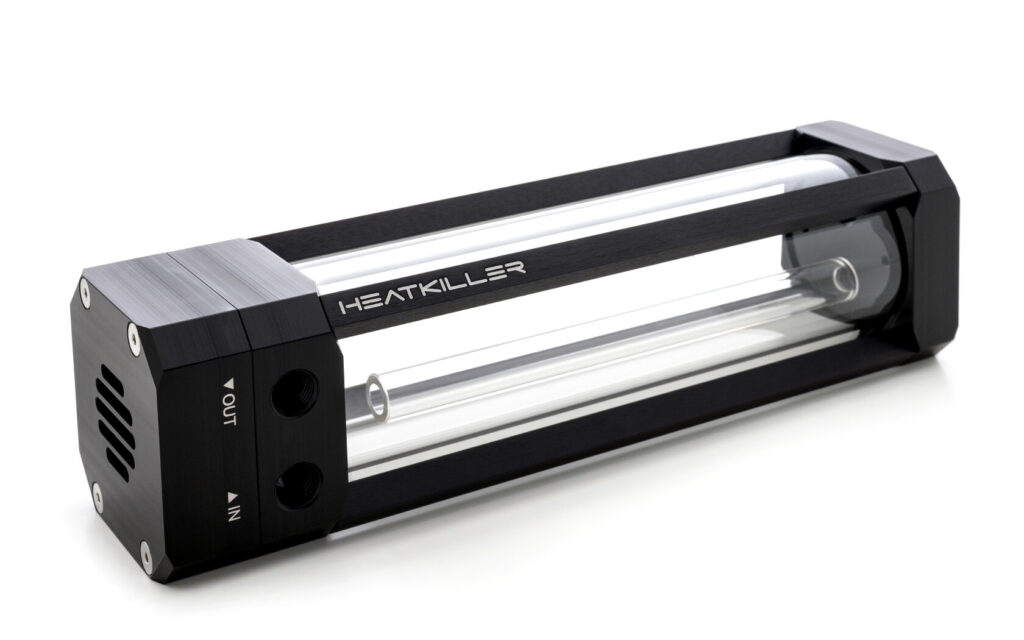 HEATKILLER Tube 200 DDC – Multi-Port Glass Reservoir with DDC Pump Mount - Image 3