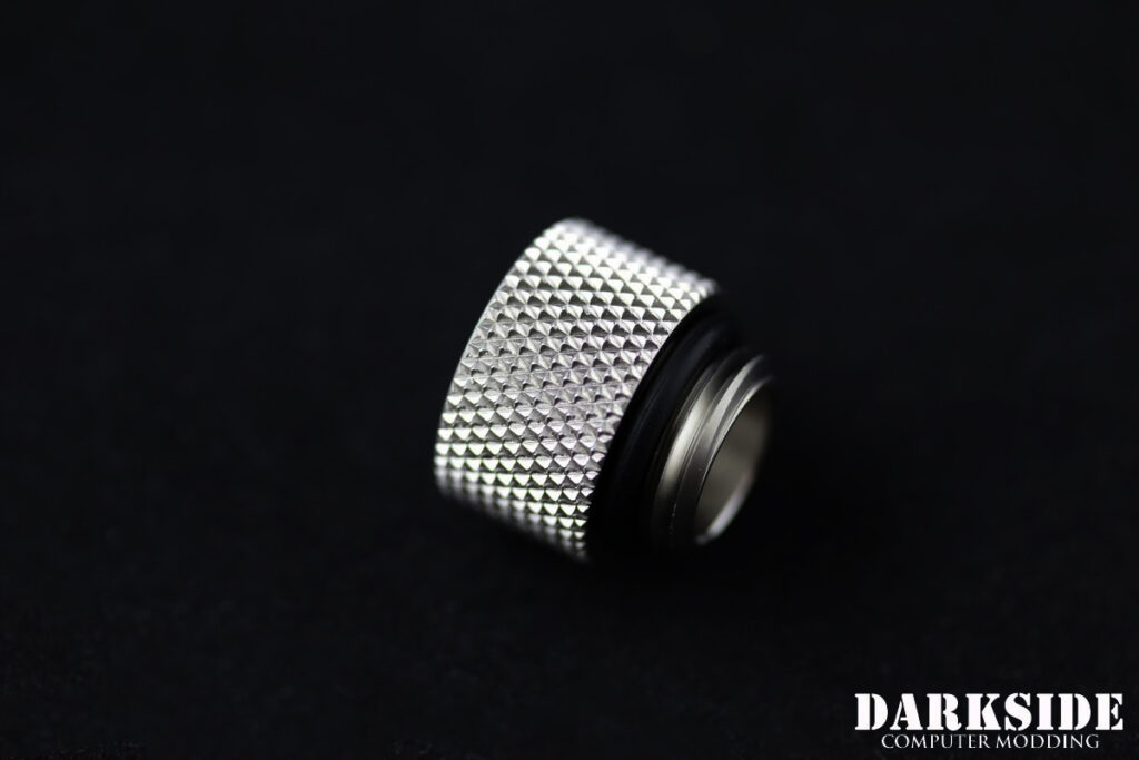 10mm Spacer Adapter – Male-Female G1/4 – Satin Nickel