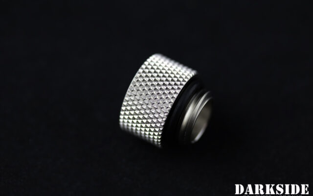 10mm Spacer Adapter – Male-Female G1/4 – Satin Nickel