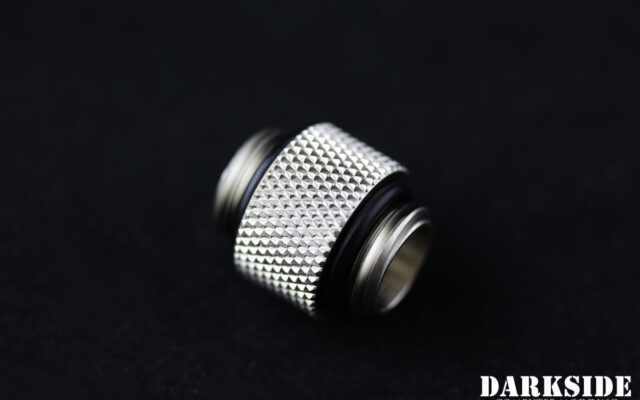 10mm Spacer Adapter – Male-Male G1/4 – Satin Nickel