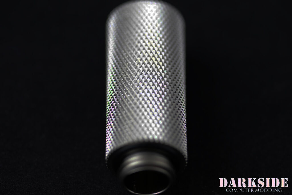 40mm Spacer Adapter – Male-Female G1/4 – Satin Nickel - Image 2