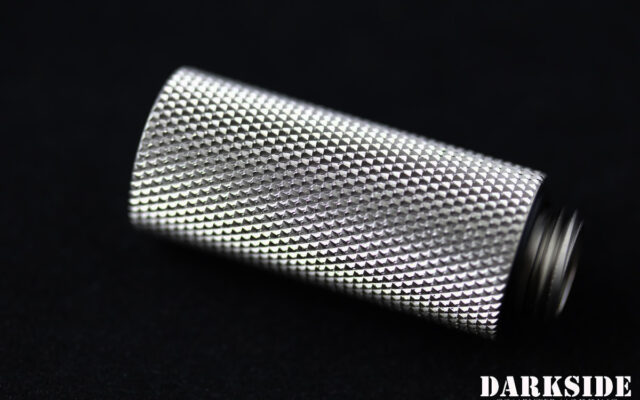40mm Spacer Adapter – Male-Female G1/4 – Satin Nickel