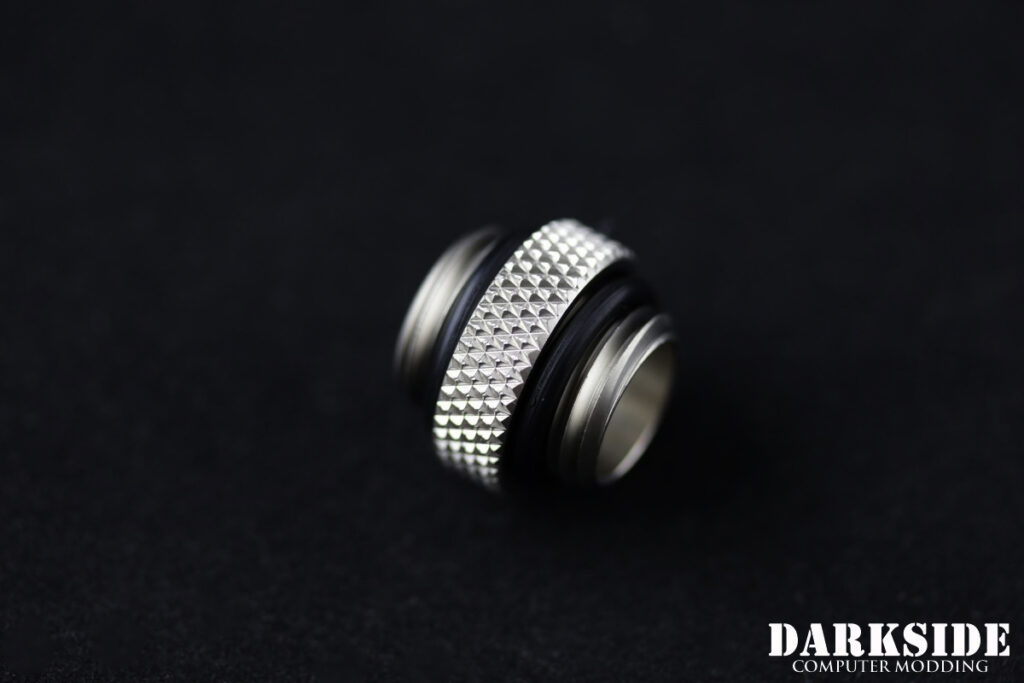 5mm Spacer Adapter – Male-Male G1/4 – Satin Nickel
