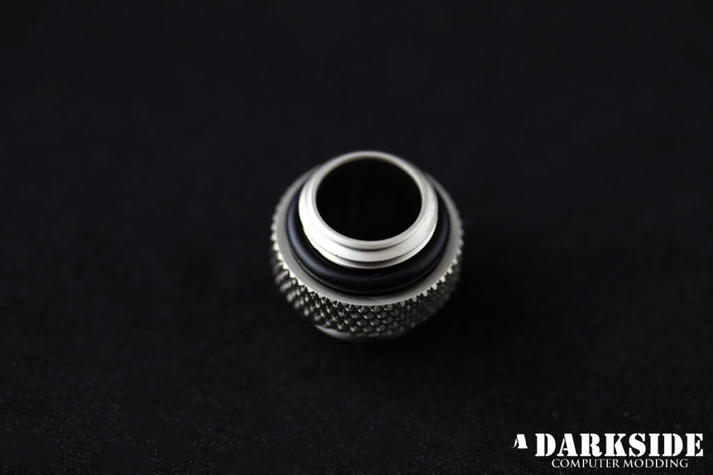 5mm Spacer Adapter – Male-Male G1/4 – Satin Nickel - Image 3
