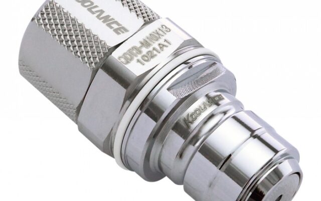 QDT3 EPDM Male Quick Disconnect No-Spill Coupling, Compression for 10mm x 13mm (3/8in x 1/2in)