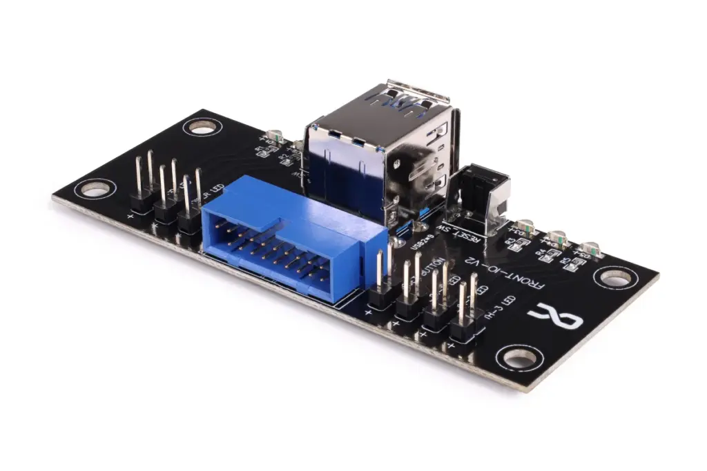 ES Front I/O-Panel with USB 3.0 and cable kit for Servercases - Image 2