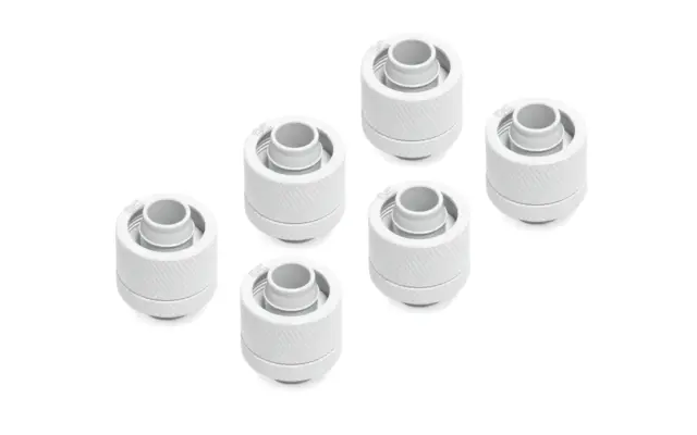 Alphacool Eiszapfen 16/10mm compression fitting G1/4 - white sixpack