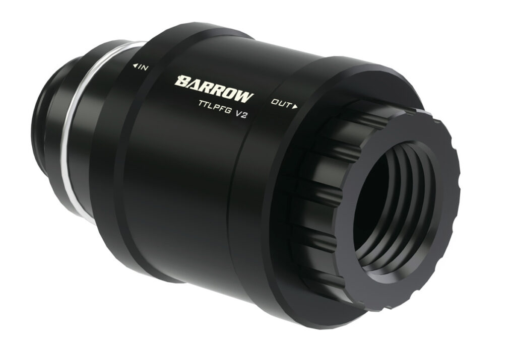 Barrow Short Push Valve - Black