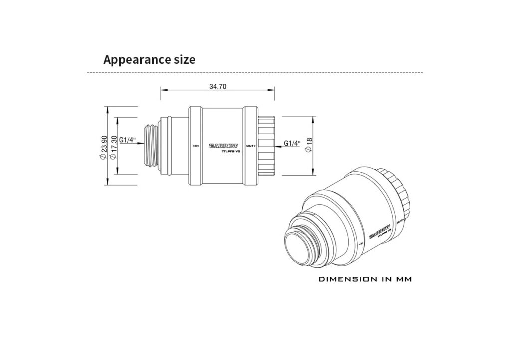 Barrow Short Push Valve - Black - Image 2