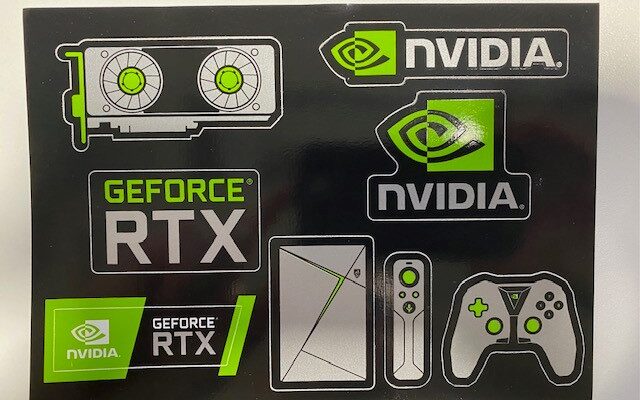nVidia Sticker's Set