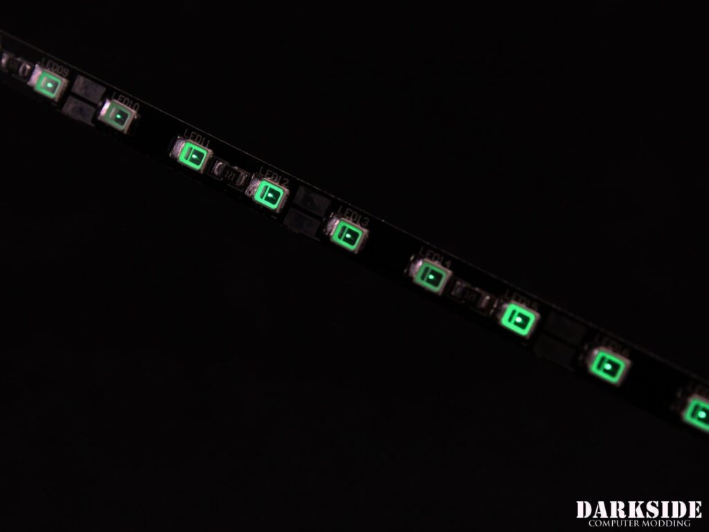 7.75" (20cm) DarkSide CONNECT G2 Dimmable Rigid LED Strip - GREEN G2 - Image 3