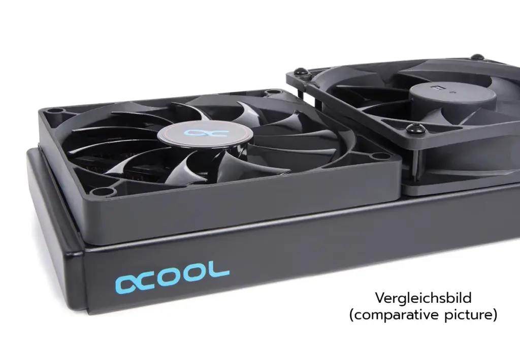 Alphacool SL-15 PWM Low-Profile, Slim Fan 600-1800rpm ( 120x120x15mm ) - Black - Image 4