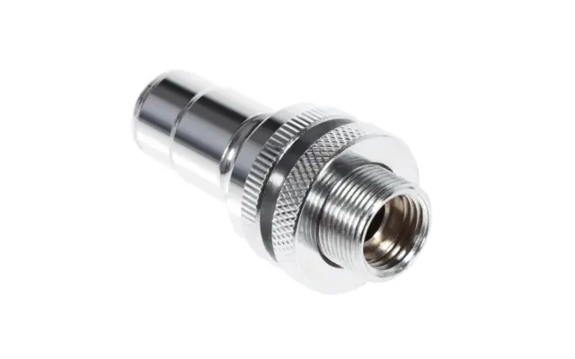 Alphacool ES quick release BLH1A PushIn Male IT with bulkhead fitting (Male QDC + Panel Thru)