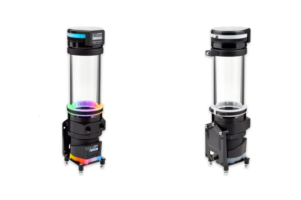 Aquacomputer ULTITUBE D5 150 PRO LEAKSHIELD reservoir with D5 NEXT pump and leak prevention system