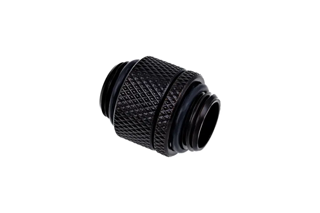 Alphacool Eiszapfen double nippel rotatable G1/4 outer thread to G1/4 outer thread - deep black