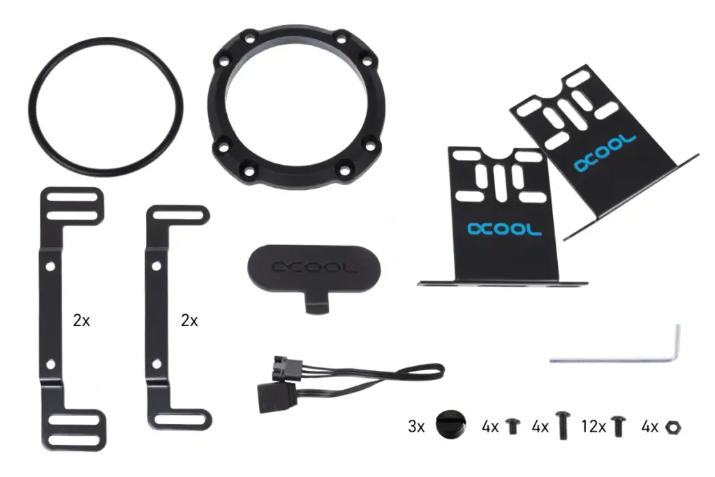 Alphacool Eisbecher Aurora D5 Acetal/Glass - 150mm incl. Alphacool VPP Apex D5 - Image 4