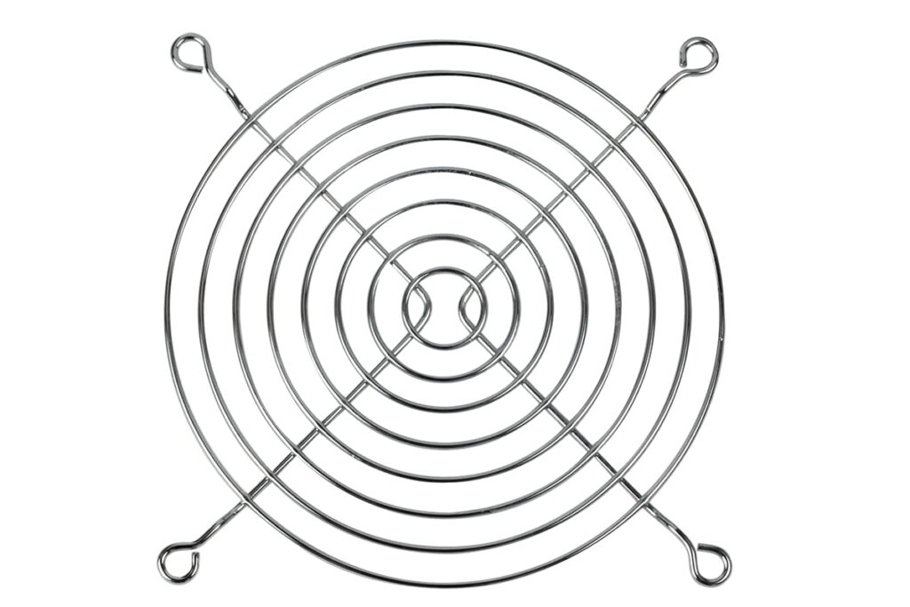 120mm Fan Grill - Chrome