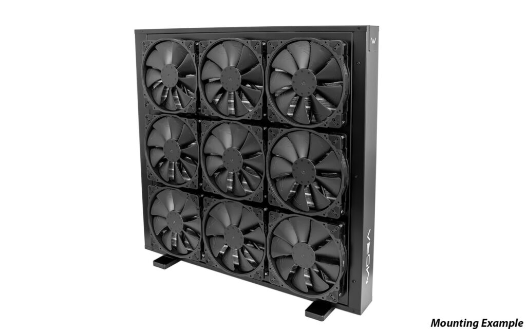 MO-RA IV 600 Extreme Radiator (9x 200mm) - Black - Image 5