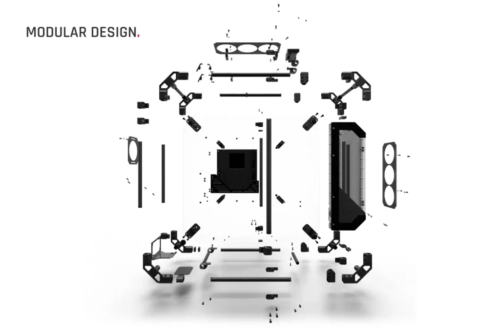 Alphacool Apex Pro Skeleton Carbon Case  (by special order) - Image 5