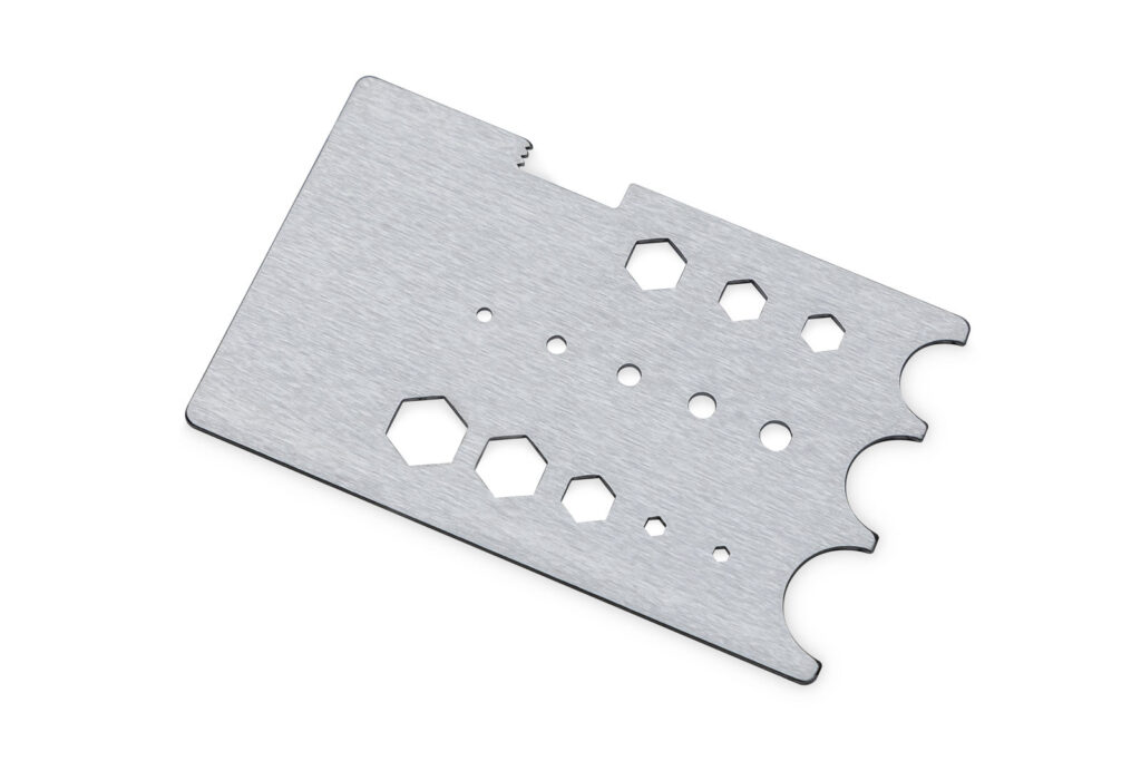 EK-Loop Stainless Steel Gauge Card - Image 2