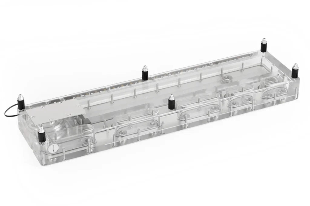 Alphacool Core Distro Plate 480 Left with VPP D5 Apex Pump - Image 2