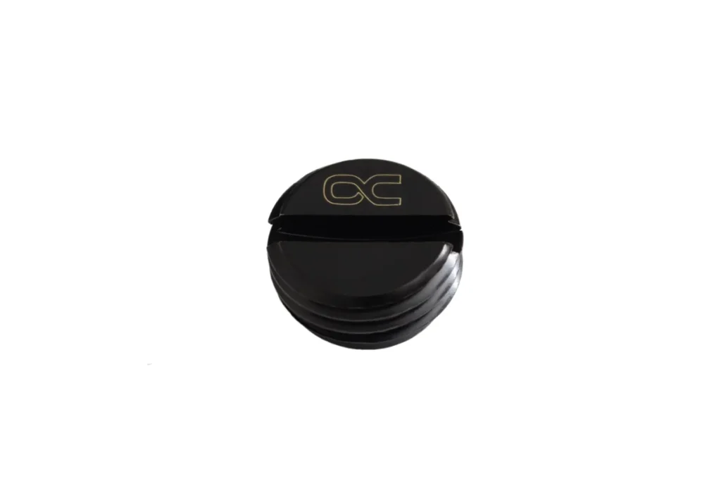 Alphacool Eiszapfen screw plug V.2 G1/4 - Deep Black (bulk)