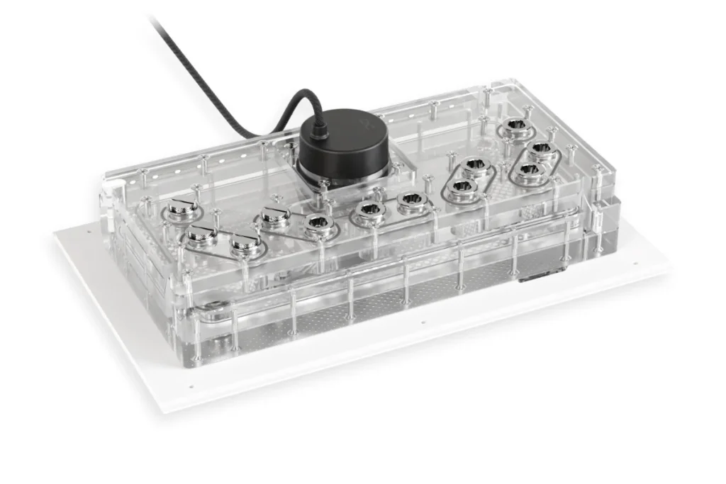 Alphacool Apex Distroplate for beQuiet Dark Base Pro 901 White with Apex Pump - Image 2