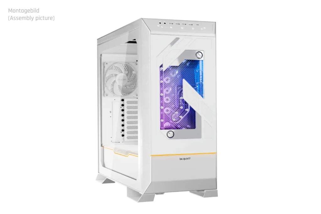 Alphacool Apex Distroplate for beQuiet Dark Base Pro 901 White with Apex Pump - Image 3