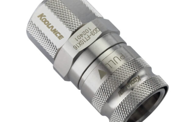 QD3 Female Quick Disconnect No-Spill Coupling, Compression for 10mm x 16mm (3/8in x 5/8in)