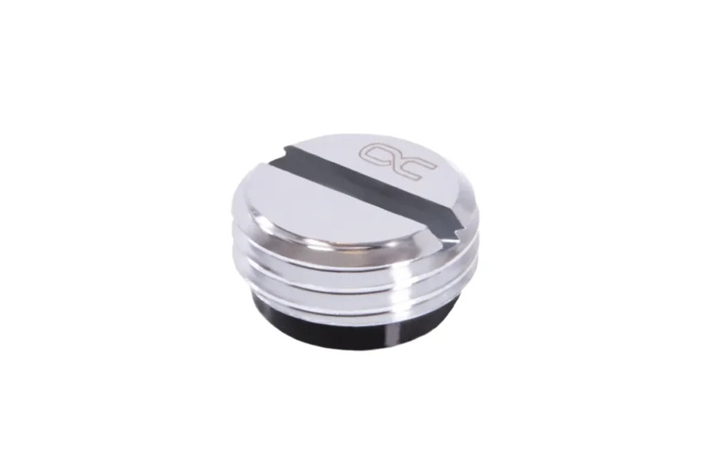 Alphacool Eiszapfen screw plug V.2 G1/4 - Chrome  (for Ver2 radiators)