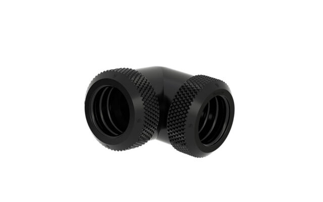Barrow Hard Tube 90-degree Dual-Ended Fitting 14mm – Black