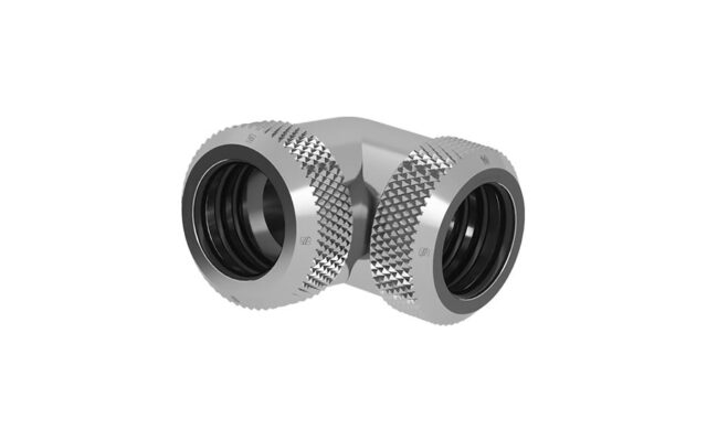 Barrow Hard Tube 90-degree Dual-Ended Fitting 14mm – Chrome