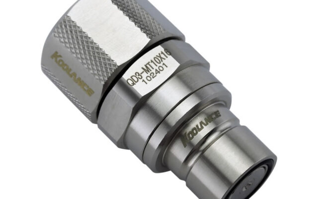 QD3 Male Quick Disconnect No-Spill Coupling, Compression for 10mm x 16mm (3/8in x 5/8in)
